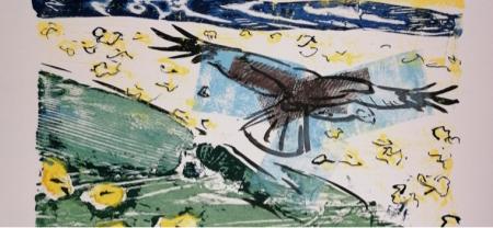 Monotypi af rørhøg  Monotypi af rørhøg